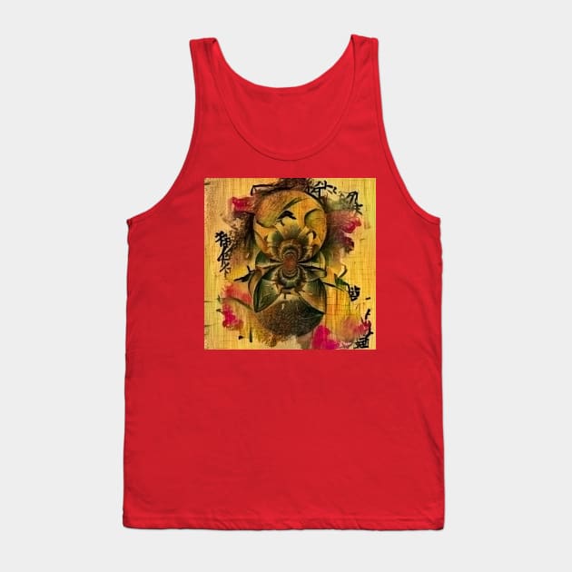 Asian motif Tank Top by rolffimages